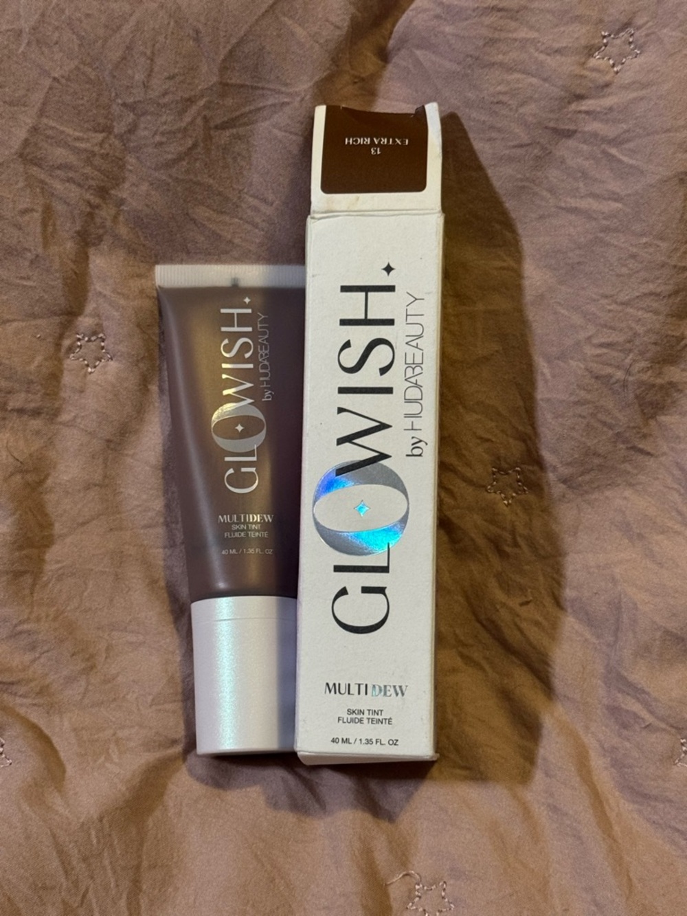 SKIN TINT-GloWish by Huda Beauty Multi Dew Skin Tint - Brown/13 extra rich